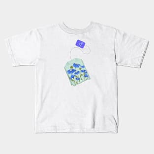 Floral tea Kids T-Shirt